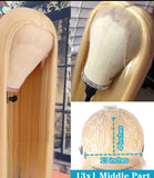 13x4 613 Blonde T Frontal 24’ 150 Density*